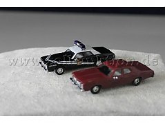 Busch 1:87 Modellautos 46604 und 46675 Gesamtansicht