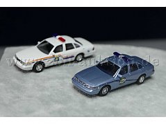 Busch 1:87 Modellautos 49006 und 49082 Gesamtansicht
