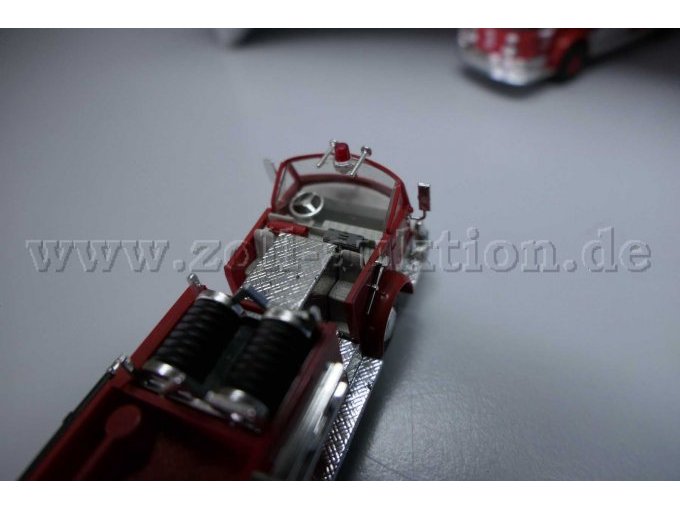 Busch Feuerwehr Pumpenwagen La France, Cabrio Ansicht von  oben