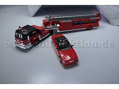 Busch Feuerwehrfahrzeugmodelle, 1:87 Gesamtansicht
