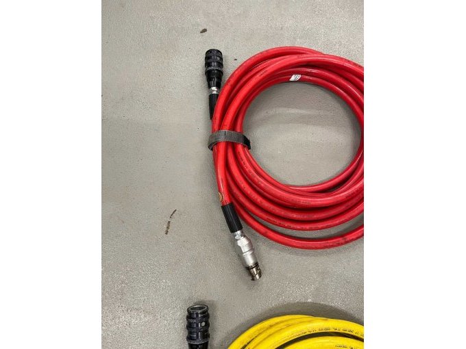 Ansicht Schlauch rot mit Singlekupplung