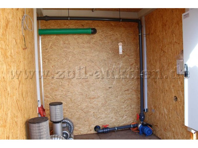 Seecontainer Kläranlage Seitenansicht Technikraum 02