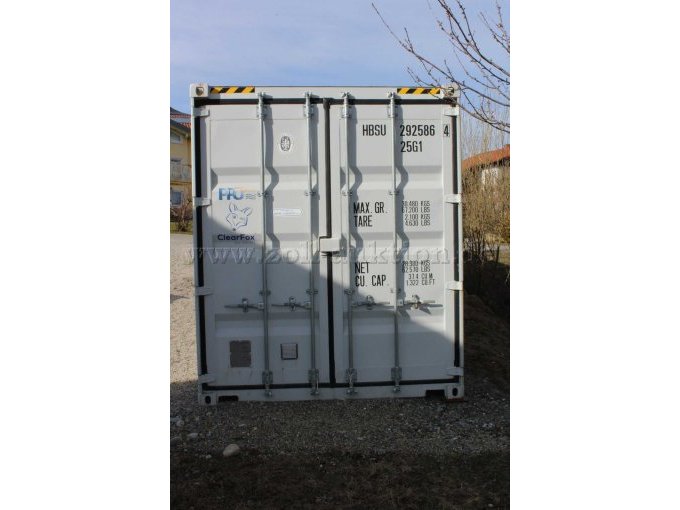 Seecontainer Kläranlage Rückansicht