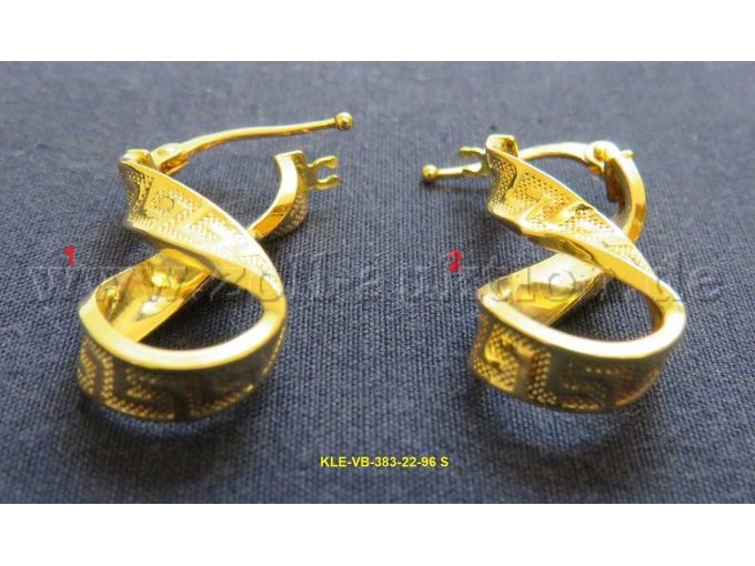Creolen, 750er, gelbgold
