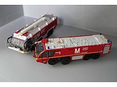 Cursor Modellfahrzeuge, Rosenbauer Panther FhFw München, 1:87 Gesamtansicht