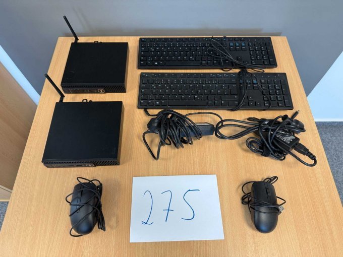 2x DELL OptiPlex 3050 MFF MFXX8
mit Zubehör