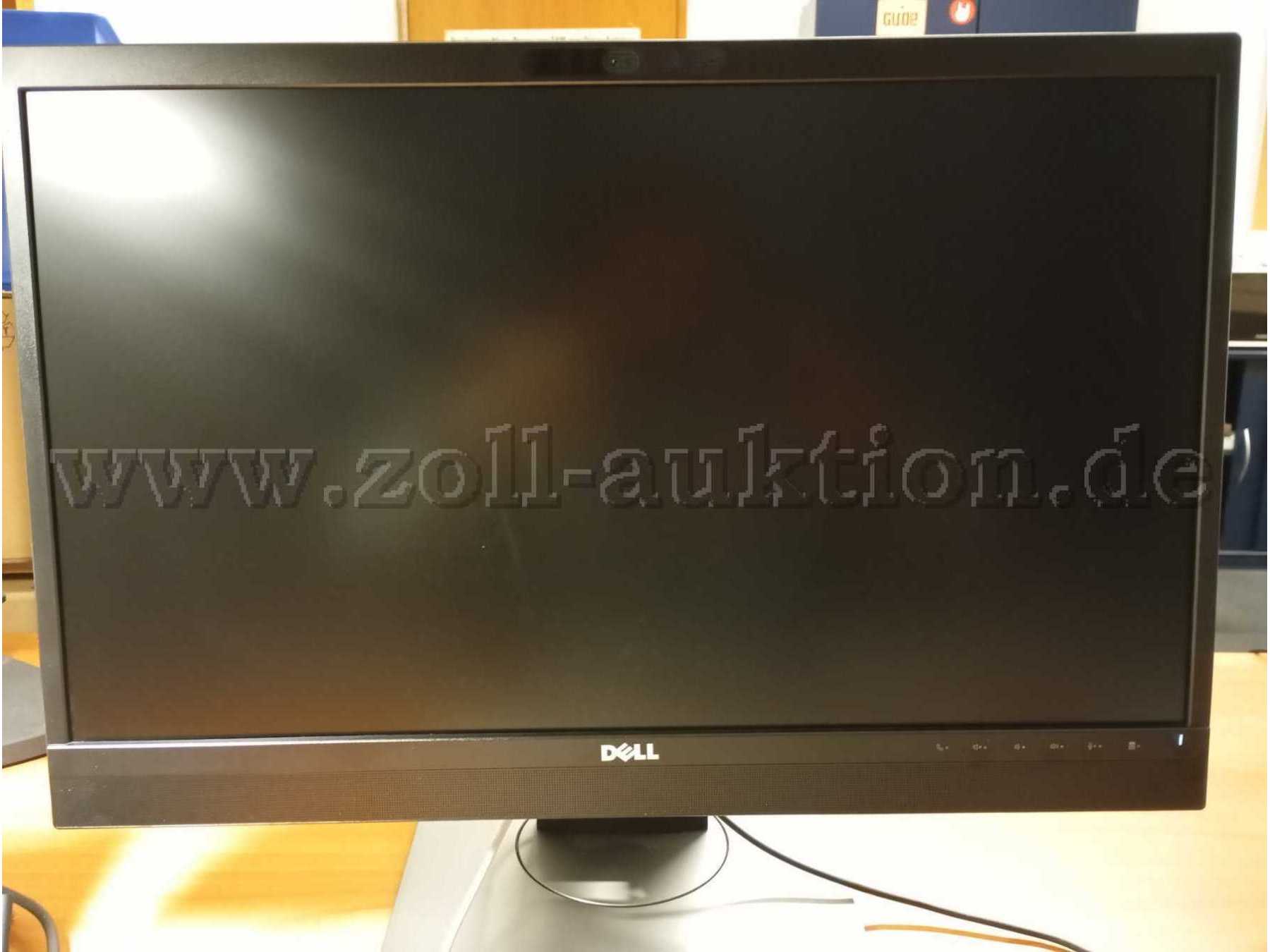 Vorderansicht Dell Monitor mit  Lautsprecher