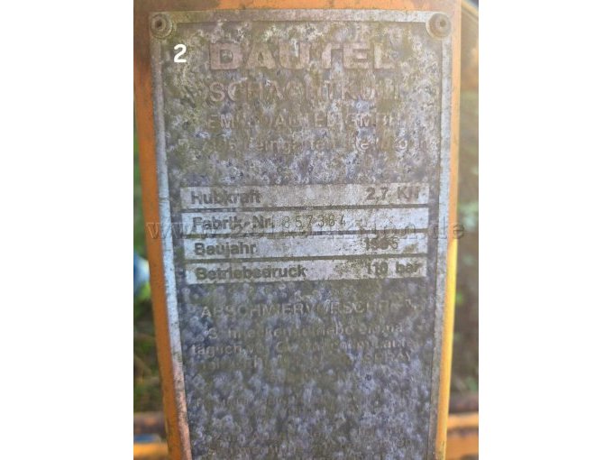 Dautel 2 Typenschild