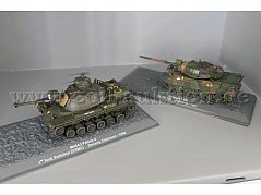 De Agostini Panzer M48A3 Patton 2 und Leopard 1 A5, 1:72 Gesamtansicht