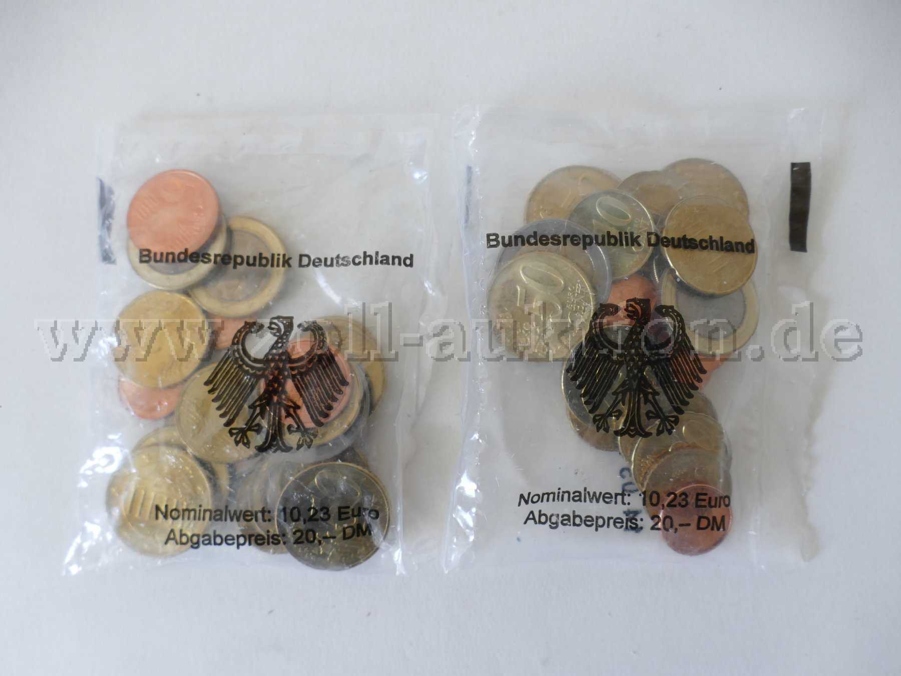 2 Euro-Starterkits in OVP Vorderseite