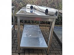 Frontansicht Edelstahltisch 1