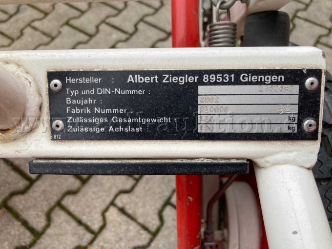 Schlauchhaspel 2 Typenschild