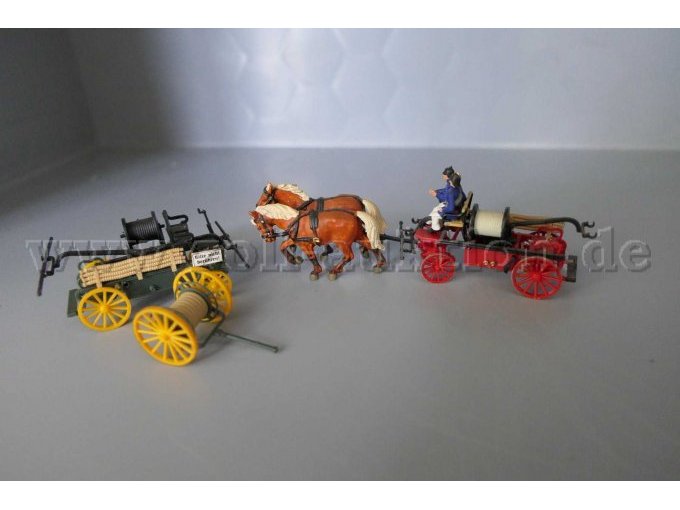 Feuerwehr Handdruckspritzen Modelle 1:87 Gesamtansicht
