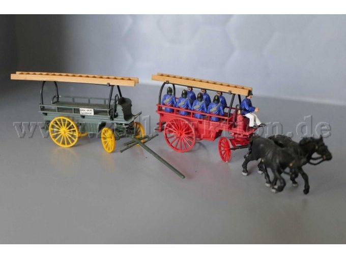 Feuerwehr Mannschaftswagen Modelle 1:87 Gesamtansicht