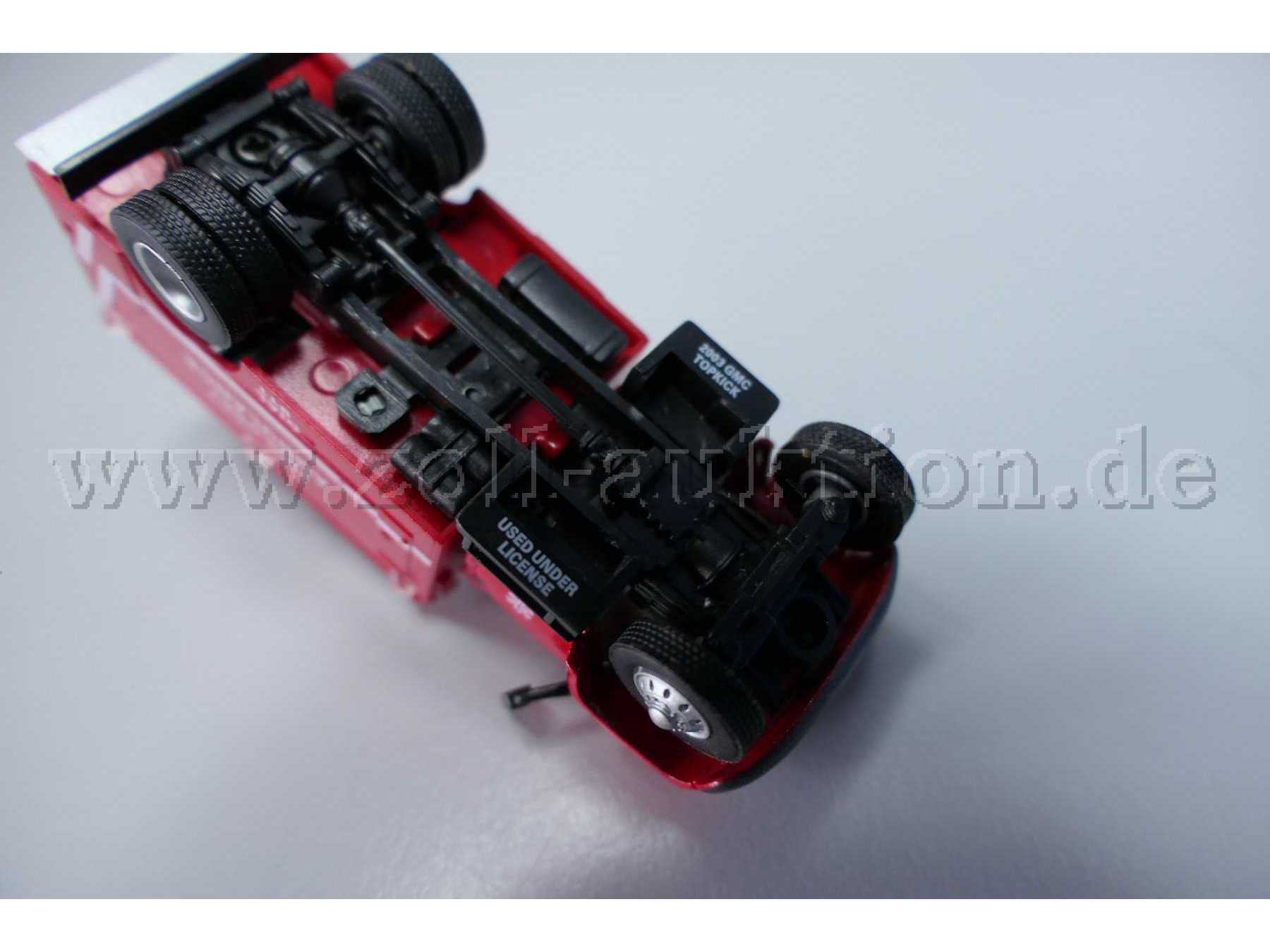 Boley GMC Fire Dept Ambulance Ansicht von unten