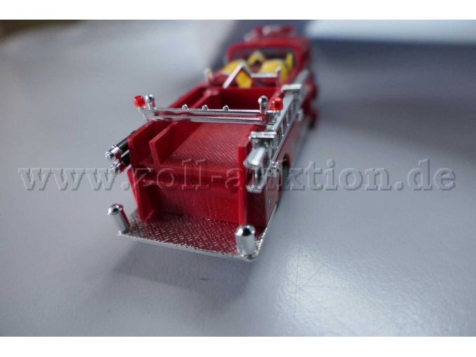 Busch Feuerwehr Pumpenwagen La France Ansicht von hinten