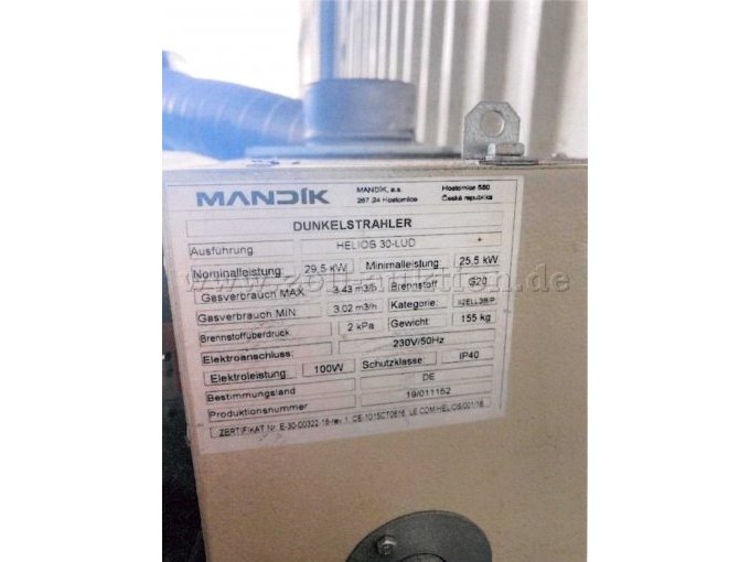 2 Bedrijf Mandik Donkere straler Helios 30-LUD – foto 5 – kavel bij Zoll-Auktion, Mammendorf