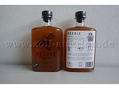 2 Flaschen British Honey Whiskey  Beeble Original 30% á 50 cl, ovp.

Hersteller: Eastcourt House, Eastcourt, Malmesbury, Wiltshire, United Kingdom, SN16 9HP