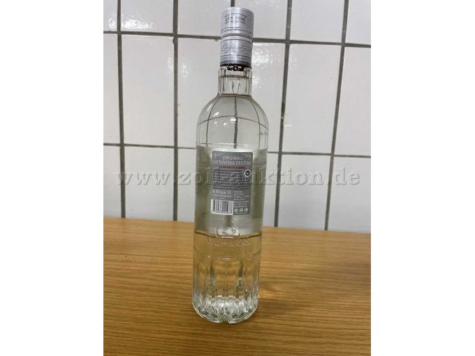 Flasche hinten