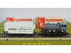 Fleischmann Kühlwagen und Flachwagen mit Originalverpackungen