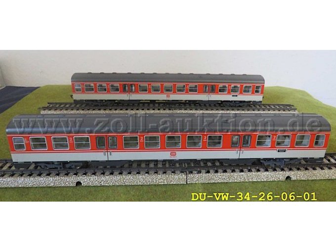 2 Fleischmann-middenwagens 4432 voor motorwagens van de serie 614 in schaal H0 – foto 2 – kavel bij Zoll-Auktion, Emmerich am Rhein