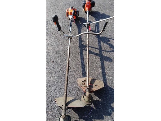 2 Freischneider mit Defekten