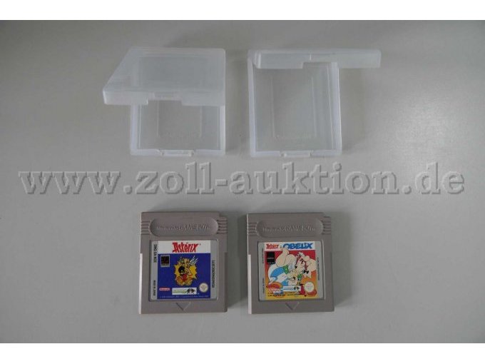 Game Boy Spiele, Asterix und Asterix und Obelix Gesamtansicht Vorderseite