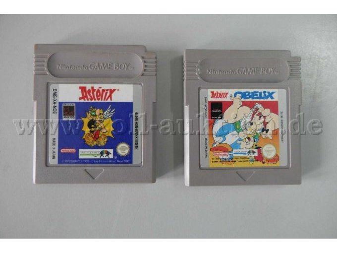 Game Boy Spiele, Asterix und Asterix und Obelix Gesamtansicht