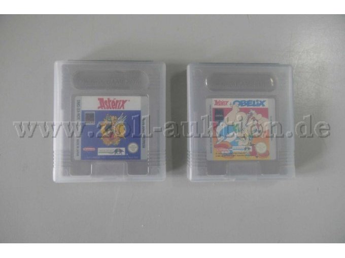 Game Boy Spiele, Asterix und Asterix und Obelix Gesamtansicht in Schutzhülle
