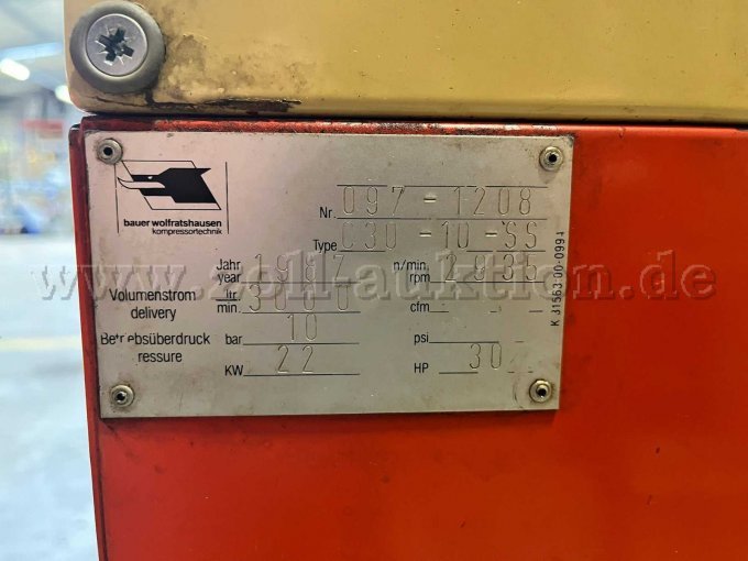 Verdichter 2 - Typenschild