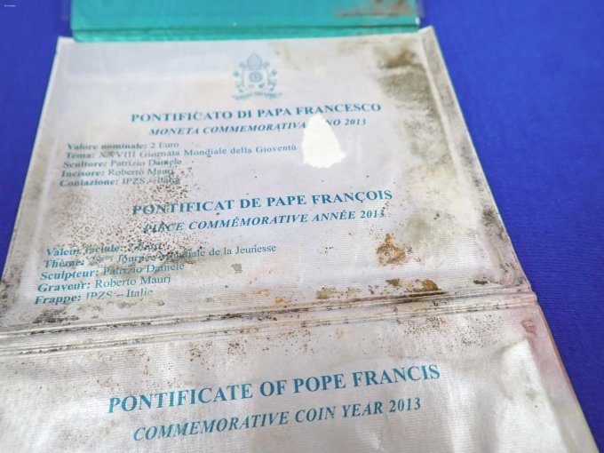 Klappfolder verschmutzt