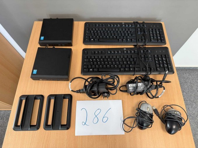 2xHP ProDesk 400 G1 Desktop-Mini PC 
Gesamtansicht