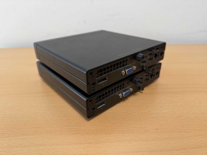 2x HP ProDesk 400 G1 GM Desktop-Mini PC
Rückansicht