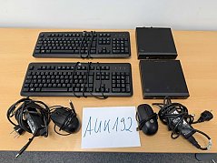 2x HP ProDesk 400 G1 GM Desktop-Mini PC mit Zubehör