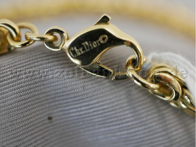 Halskette mit Logo Christian Dior