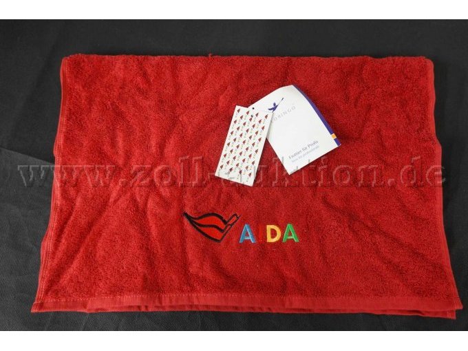 kleines Handtuch, rot