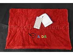 kleines Handtuch, rot