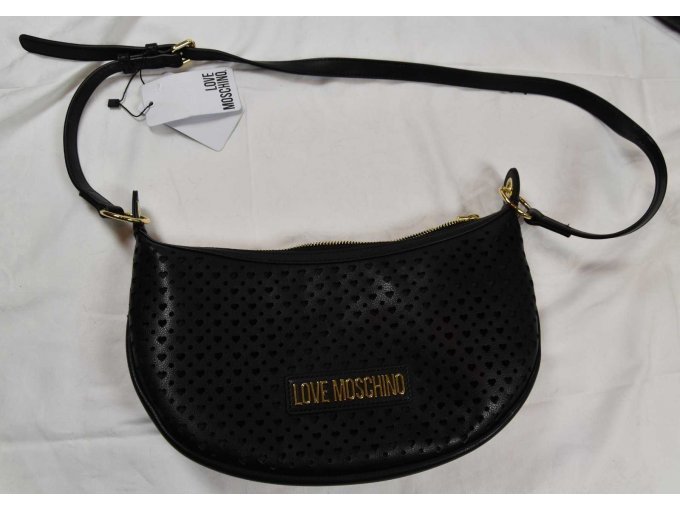 1 schwarze Handtasche „Love Moschino“