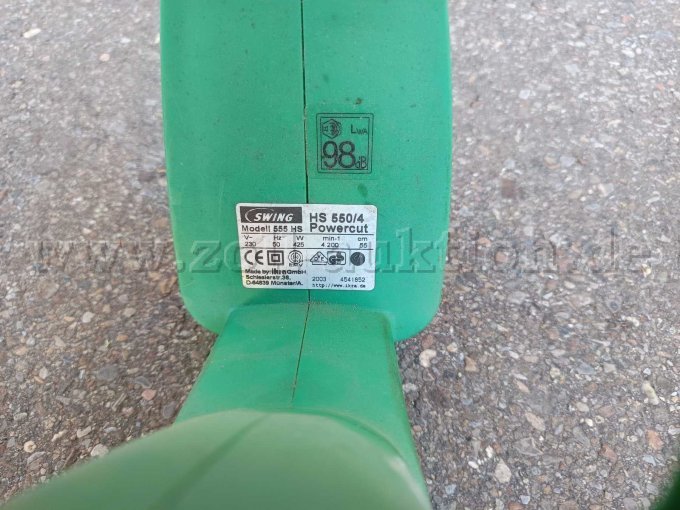Typen Schild Heckenschere Swing