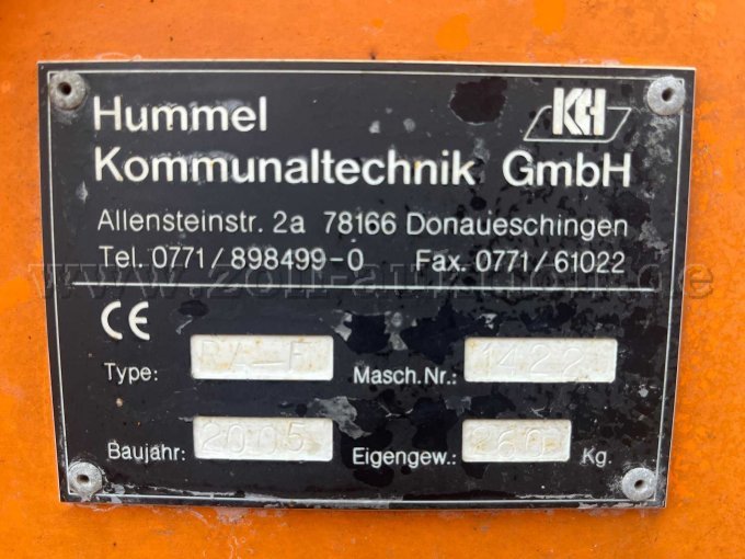 Typschild 1
Masch.Nr. 1422