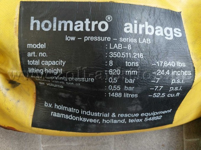 Hebekissen von unten