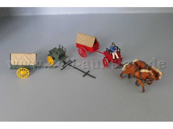 Kohlewagen Modelle um 1900, 1:87 Gesamtansicht