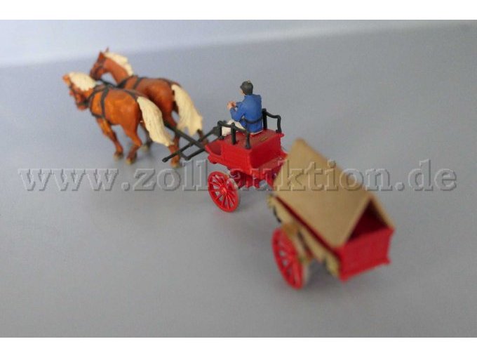 Kohlewagen Modell Preiser 30249 Ansicht von hinten