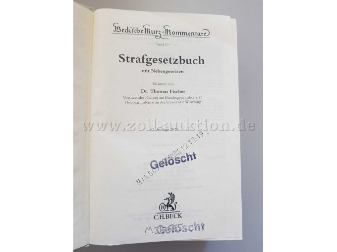 StGB - Haupttitelseite