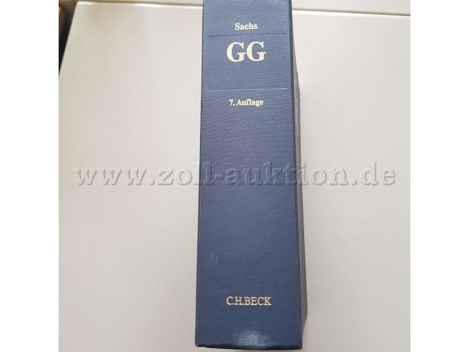 GG (Sachs) - leicht befleckter Einband