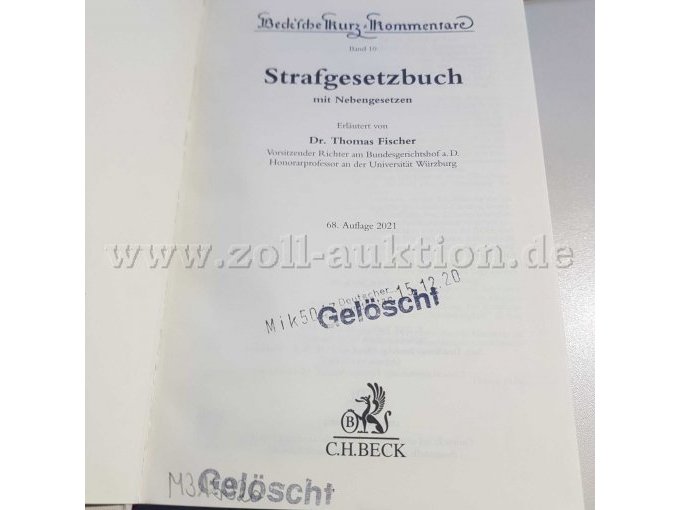 StGB - Haupttitelseite