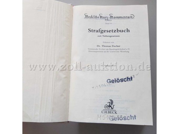 StGB - Haupttitelseite