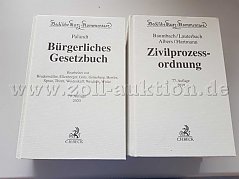Kommentare zum Zivilprozessrecht und zum Bürgerlichen Gesetzbuch