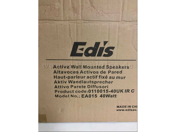 2 Lautsprecherboxen EDIS Modell EA015 (1 Paar / neuwertig) – foto 7 – kavel bij Zoll-Auktion, Mönchengladbach