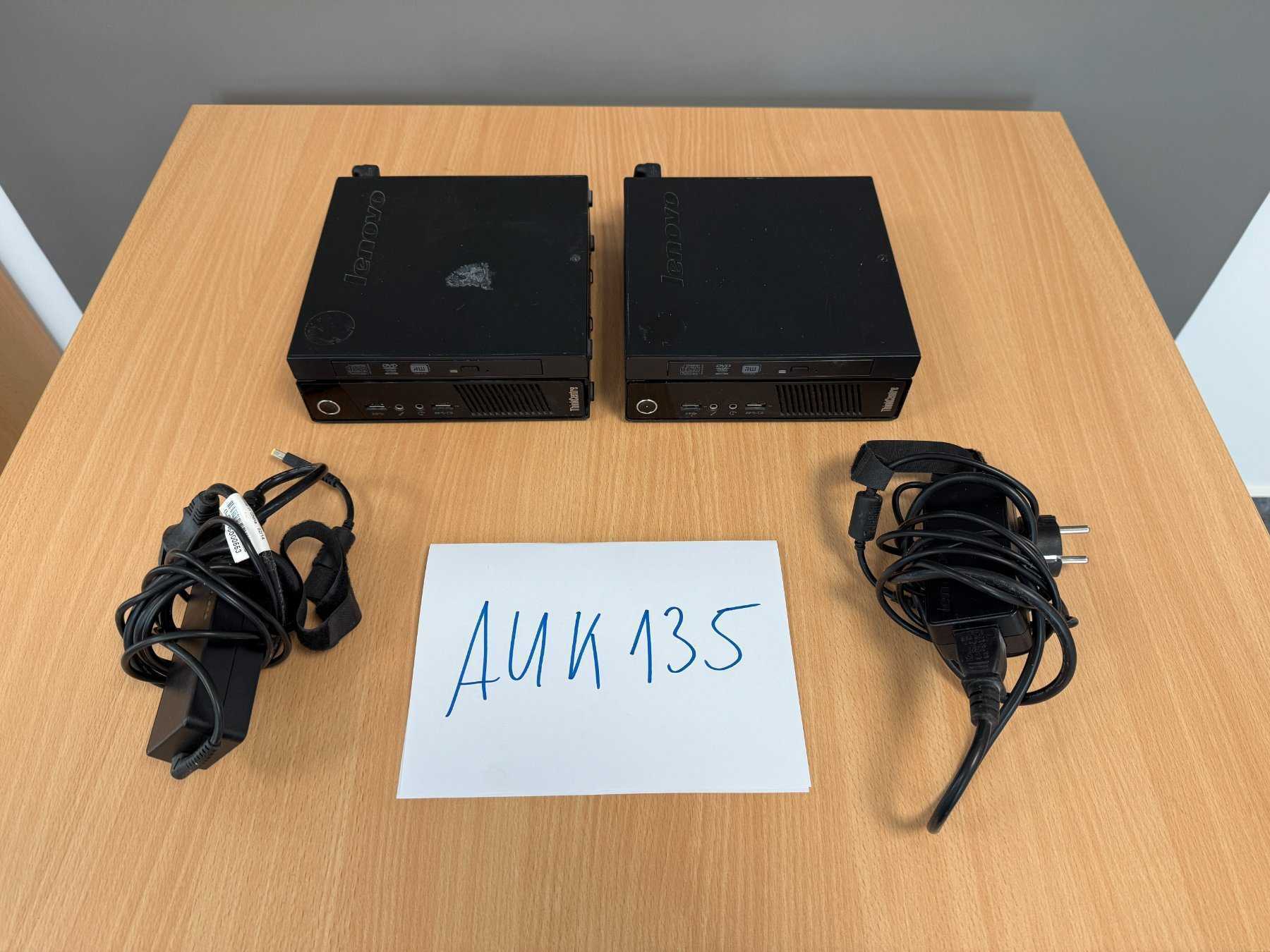 2x Lenovo ThinkCentre M93 10A4 – Tiny Desktop mit Netzteilen